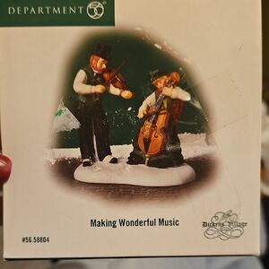 Department 56 Dickens Village Musical Duo Figurine